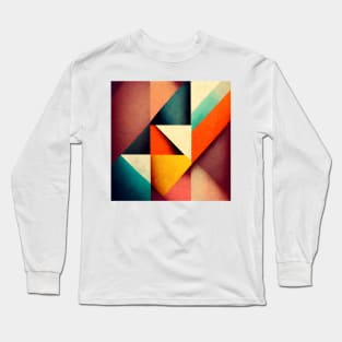 Geometric colorful pattern Long Sleeve T-Shirt